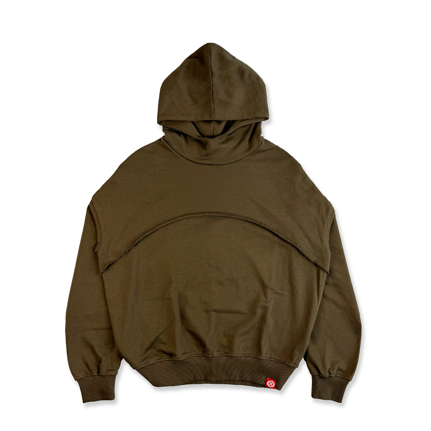 Oversized Anime Khaki Hoodie