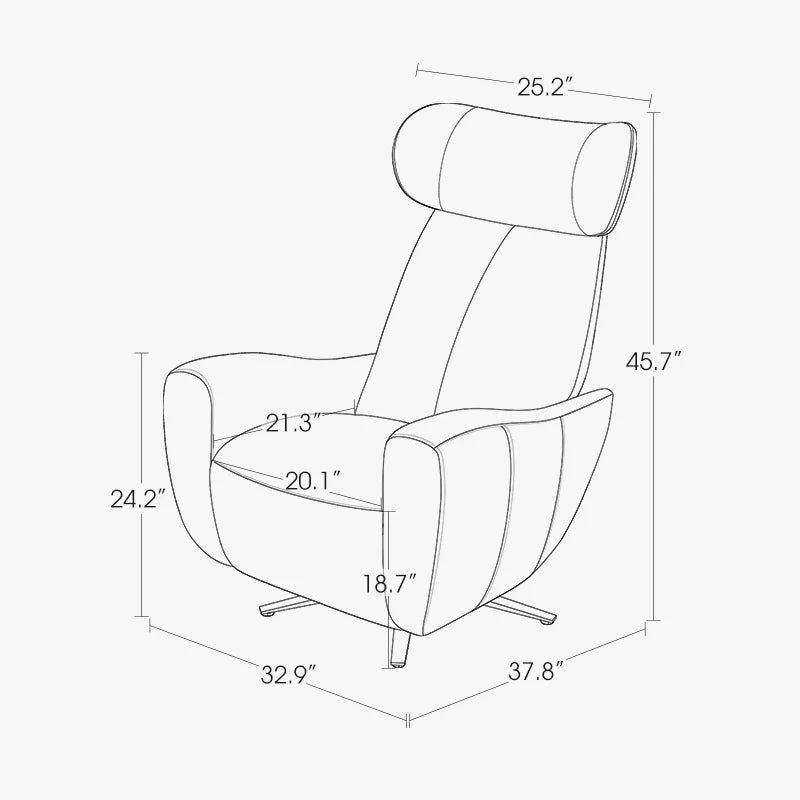Sillón reclinable eléctrico monoplaza SwanSing Zero Gravity 