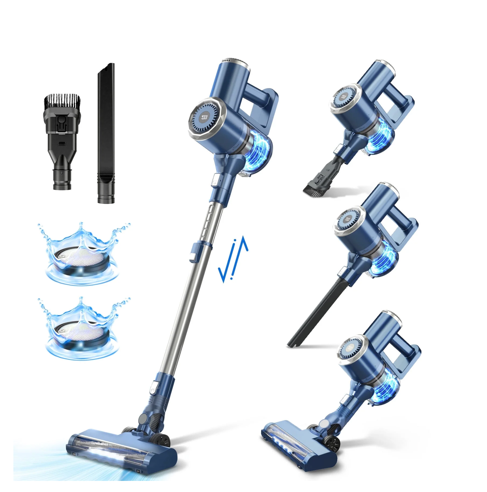 Prettycare Cordless Stick Vacuum Cleaner