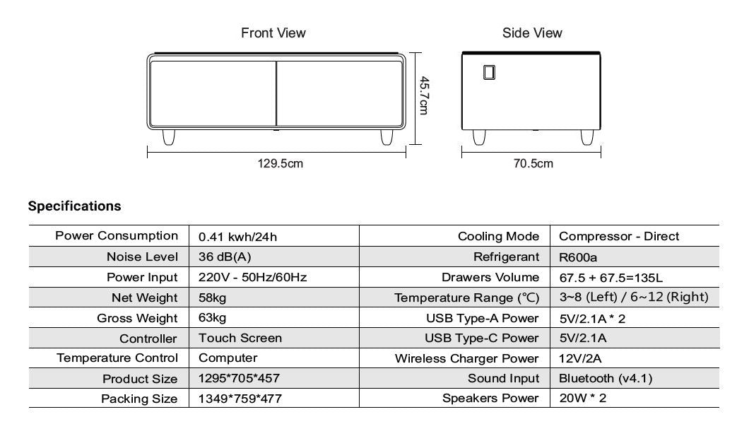 Timber 135 Coffee Table