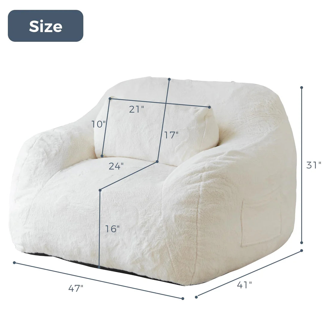 Sillón puf gigante
